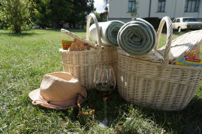 A meleg napokkal együtt visszatértek a piknikkosaraink is a Lenck-villa parkjába!